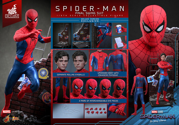 1/6スケールフィギュア　スパイダーマン（ファイナル・スウィング・スーツ／デラックス版）／50,000円 (税込)
