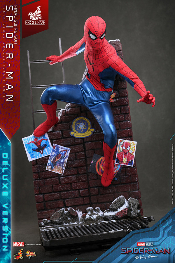 1/6スケールフィギュア　スパイダーマン（ファイナル・スウィング・スーツ／デラックス版）／50,000円 (税込)