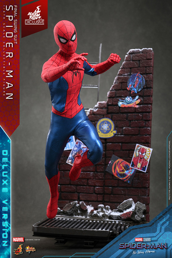 1/6スケールフィギュア　スパイダーマン（ファイナル・スウィング・スーツ／デラックス版）／50,000円 (税込)