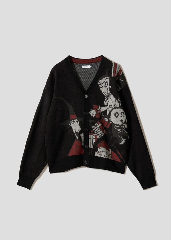 トリック・オア・トリート｜ジャカードニットカーディガン／¥7,900／©Disney