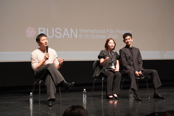 ソン・ソック、永山瑛太「プルンギル －青の道－」第31回釜山国際映画祭／photo：Ayako Ishizu