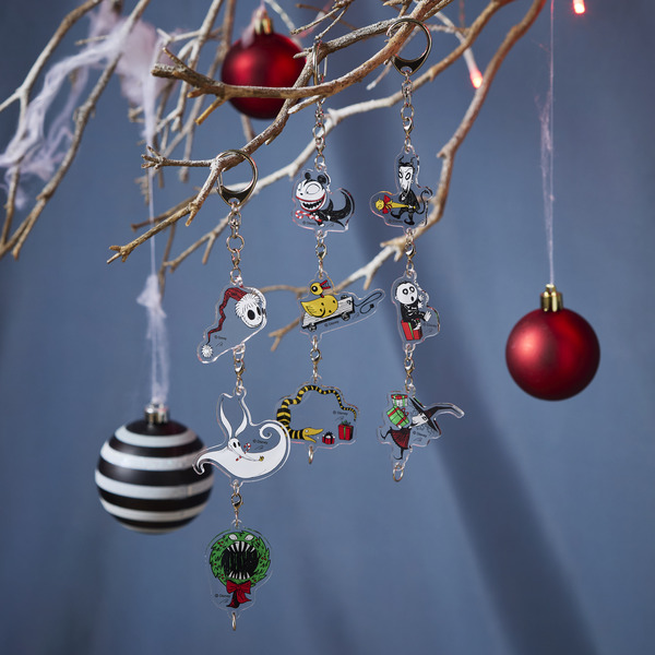3連アクリルキーホルダー「ナイトメアー・ビフォア・クリスマス」1,890円© Disney