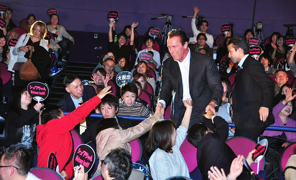 「I'll be back!!」アーノルド・シュワルツェネッガー／『大脱出』ジャパン・プレミア