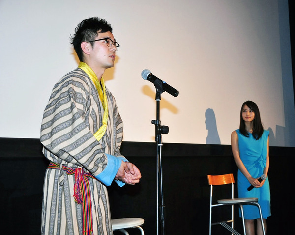 堀北真希＆泣石家芭蕉（泣語家）／『麦粉さんと』親子試写会