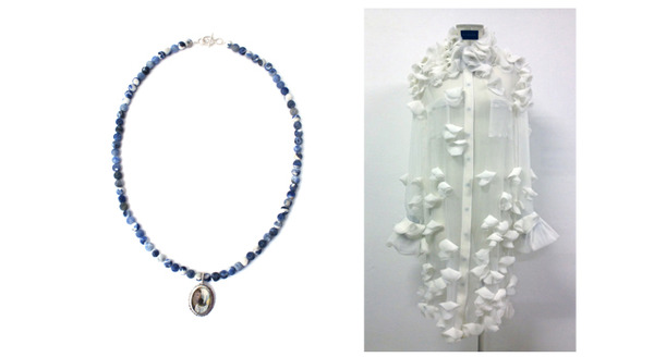左：Oblivion Necklace Malou Paul 右：Dress Hidden Luxuary PEET DULLAERT