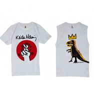 FOREVER 21 meets. キース・へリング and ジャン＝ミシェル・バスキアの限定コラボレーションアイテム。メンズすべてのアイテム1,280円※価格は変更になる可能性があります。