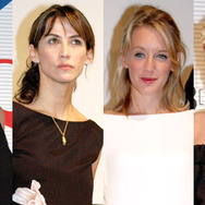 「フランス映画祭2008」開幕　左からステファニー・クレイヤンクール、ソフィー・マルソー、リュディヴィーヌ・サニエ、ジュリー・ドパルデュー