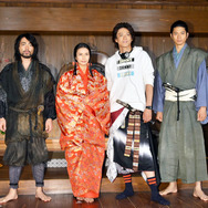 小栗旬＆柴咲コウ＆山田孝之＆向井理／フジテレビ系月9ドラマ「信長協奏曲」記者会見