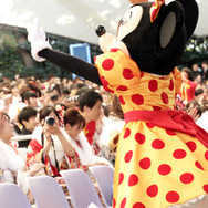 新成人たちをお祝いするミニー・マウス／平成26年度浦安市成人式 in 東京ディズニーランド