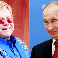 エルトン・ジョン＆のウラジミール・プーチン大統領-(C)Getty Images