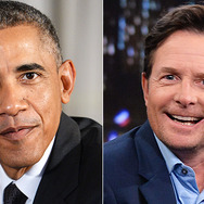 米オバマ大統領＆マイケル・J・フォックス-(C)Getty Images