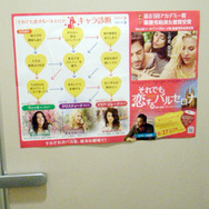劇場のトイレに貼られた恋愛チャート