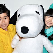 『I LOVE スヌーピー THE PEANUTS MOVIE』鈴木福、芦田愛菜／photo：Hayato Ishii