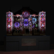 東京駅舎模型へのプロジェクション マッピング上映イメージ