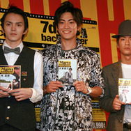 「7days,backpacker」（左から）林遣都、大東俊介、石田卓也
