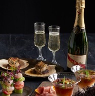 キハチ 青山本店で「雲丹や魚介の前菜が味わえるシャンパンフリーフロー Champagne Terrace」開催