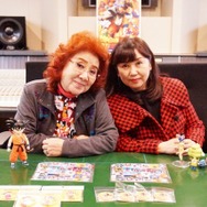 悟空役の野沢雅子、アラレ役の小山茉美（c）バードスタジオ/集英社・フジテレビ・東映アニメーション