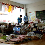 石巻市立湊小学校避難所 2枚目の写真・画像
