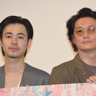 成田凌、井浦新／『ニワトリ★スター』完成披露試写会舞台挨拶