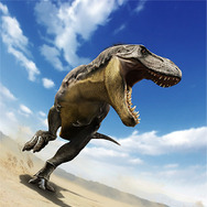 恐竜くん自身が描いたT-レックスのイラスト
