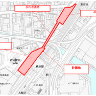 「T・ジョイ横浜」JR横浜タワー位置図