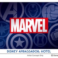 「マーベルスペシャルルーム“アベンジャーズ：ヒーローズ・ユナイテッド”」As to Disney artwork, logos and properties： (C) Disney
