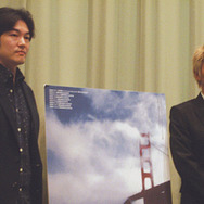 自殺問題について語るライフリンク代表の清水康之（左）と保阪尚希（右）