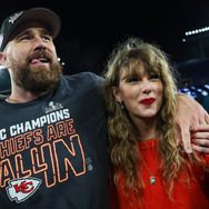 トラヴィス・ケルシー＆テイラー・スウィフト Photo by Patrick Smith/Getty Images