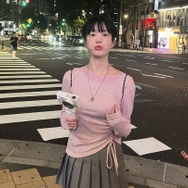 『チャングム』女優の娘イ・ユビ、渋谷で撮られたカワイイ姿が圧倒的すぎる！「楽しんでね」【PHOTO】