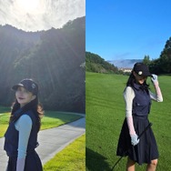 韓国人俳優と結婚した日本人女性・アヤネさん、産後ダイエットは大成功！圧巻のゴルフウェア姿を披露【PHOTO】