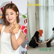 【韓国女優】産後マイナス20kgでも話題に！カン・ソラ、フライングヨガに挑戦「ボディラインも大事だが…」