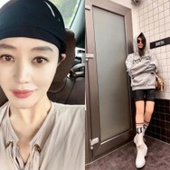 【韓国女優】“奇跡の54歳” キム・ヘス、ショートパンツから伸びる美脚に驚き…無欠点美貌もあらわに【PHOTO】