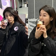 【韓国女優】スジ、ドラマ撮影中の近況が愛くるしい！差し入れに喜ぶ姿にほっこり【PHOTO】