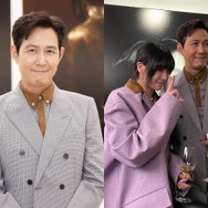 『イカゲーム』俳優イ・ジョンジェ、続編に期待が募る共演女優とのツーショット公開【PHOTO】