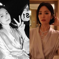 女優ソン・ヘギョ、43歳になってますます美しく…シルクドレス姿の高級感あふれる美貌に釘付け【PHOTO】