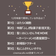 読者が期待する“12月映画”ランキング1位～5位