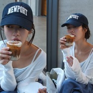 『となりのMr.パーフェクト』女優チョン・ソミン、華奢すぎるスタイルに目が釘付け！“のんびりカフェタイム”【PHOTO】