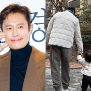 俳優イ・ビョンホンが2歳の娘とお出かけ！見守るママの視点に“ほっこり”【写真】