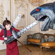 松島トモ子 サメ遊戯 2枚目の写真・画像