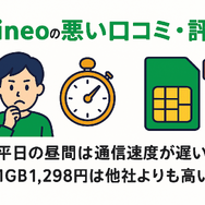 mineo(マイネオ)の評判は悪い？パケット放題Plusの口コミは？