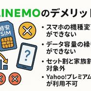 LINEMOの口コミ・評判は悪い？メリット・デメリットはある？