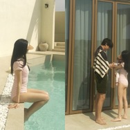 “推し”だった韓国スターと結婚した日本人女性、“羨ましすぎる” 水着姿と家族のひと時を公開【PHOTO】