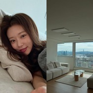 『離婚保険』女優イ・ジュビン、ソウルの街並みを一望できる新居を公開「こんな家に住みたい」【PHOTO】