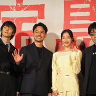 窪田正孝、妻夫木聡、広瀬すず、大友啓史監督／映画『宝島』完成報告会見