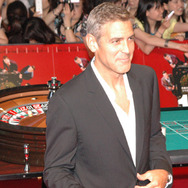 8月1日に行われた『オーシャンズ13』ジャパンプレミアでのジョージ