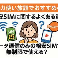 ギガ使いたい放題はどこがいい？おすすめの格安SIM17選を比較！