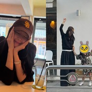 チェ・ジウ、大きくなった愛娘と散歩の風景を公開！温かな母娘ショットに「癒される」の声【PHOTO】