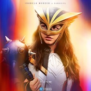 ホークガール（演：イザベラ・メルセド）© & TM DC © 2025 WBEIIMAX® is a registered trademark of IMAX Corporation.