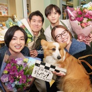 『映画 おっさんのパンツがなんだっていいじゃないか！』オフショット　© 練馬ジム | LINE マンガ・2025 映画「おっパン」製作委員会