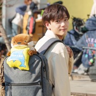 『映画 おっさんのパンツがなんだっていいじゃないか！』オフショット　© 練馬ジム | LINE マンガ・2025 映画「おっパン」製作委員会